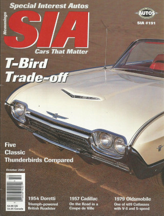 SPECIAL-INTEREST AUTOS 2002 OCT - T-BIRD Spcl,RARE OLDS